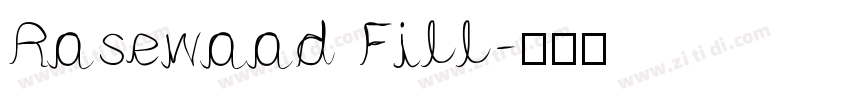 Rosewood Fill字体转换